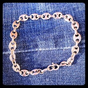 Sterling silver bracelet 8”